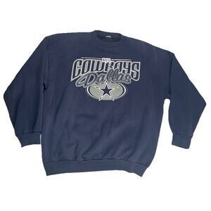 Vintage Dallas Cowboys NFL Navy Crewneck Sweater Men’s Size XL